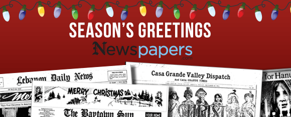 Happy Holidays from Newspapers.com